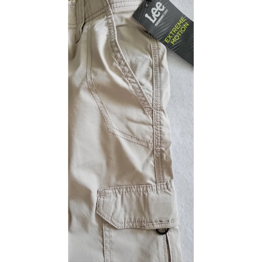 Lee‎ Extreme Motion Cargo Shorts 28 Flex Waistband Performance Stretch New NWT